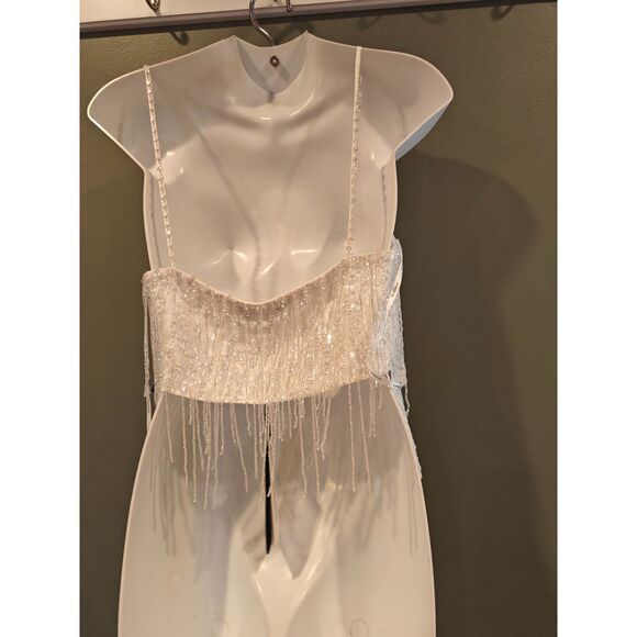 Saylor Sequin Fringe Top retrofête small - Picture 5 of 5